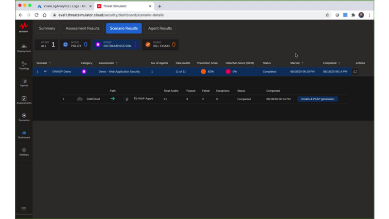 Threat Simulator Screen Clip 1